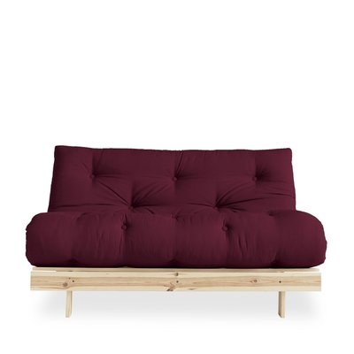 Canapé convertible 140x200cm en bois naturel et tissu - ROOTS KARUP DESIGN