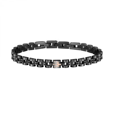 Bracelet en acier et cristal MASERATI