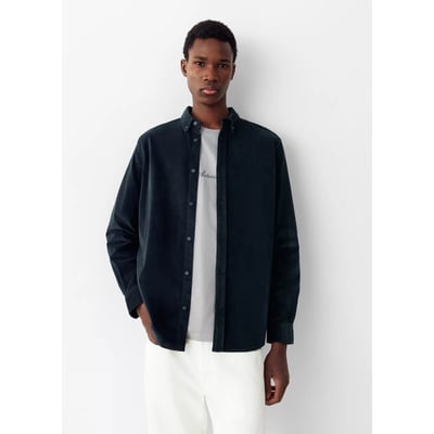 Chemise en velours côtelé et coton MANGO TEEN