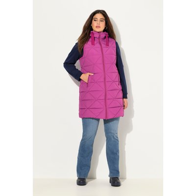 Longue veste matelassée sans manches. ULLA POPKEN