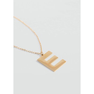 Collier pendentif lettre MANGO TEEN