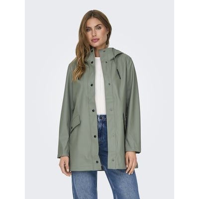 Manteau mi-long à capuche ONLY
