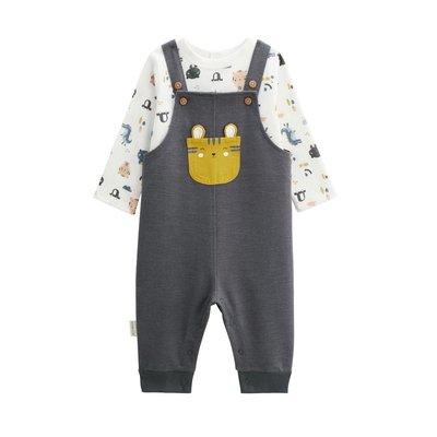 Ensemble salopette bébé et t-shirt Little Funny PETIT BEGUIN