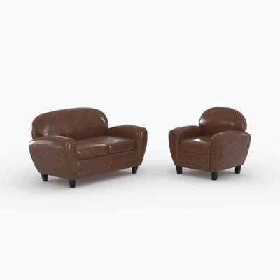 Ensemble canapé et fauteuil 3 places - Club - CLUB MAISON PAVANE