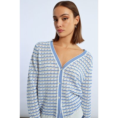 Gilet rayé oversize LILI SIDONIO