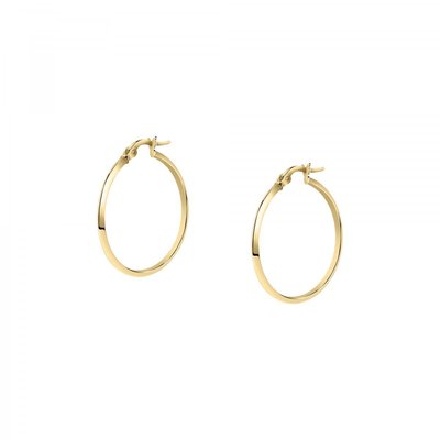 Boucles d'oreilles en or jaune 375 CREOLE BLUESPIRIT