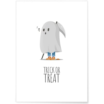 Affiche Trick or Treat L'AFFICHERIE