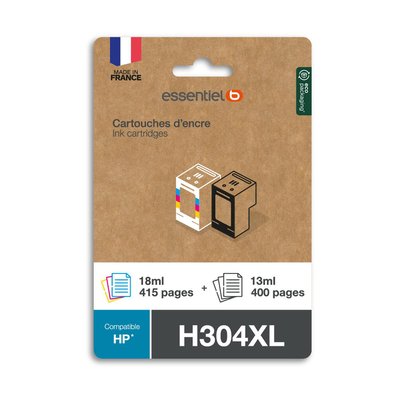 Cartouche H304 XL NOIR + 3 couleurs ESSENTIEL B