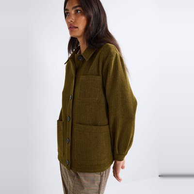 Veste boutonnée en velours côtelé MONOPRIX