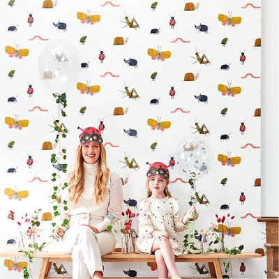 50x1000cm Garden Friends Wallpaper HARLEQUIN