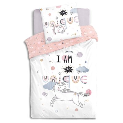 Parure de lit enfant licorne - 100% coton 57 fils/cm² ATMOSPHERA