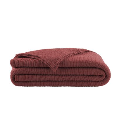 Plaid en gaze de coton, CARESSE ESSIX