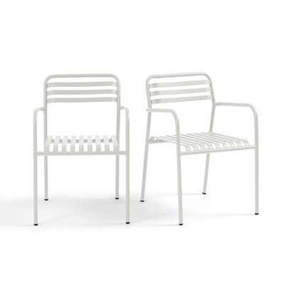 Set of 2 Manni Aluminium Garden Armchairs LA REDOUTE INTERIEURS