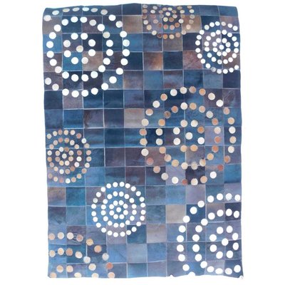 Tapis peau de vache kilim fait main UN AMOUR DE TAPIS