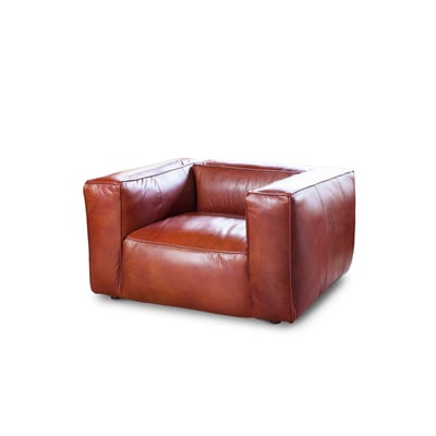 Fauteuil en cuir KRIEGER PRODUIT INTERIEUR BRUT