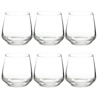 Set de 6 verres à eau ou apéritif en verre 34cl ATMOSPHERA