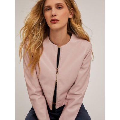 Veste en tissu enduit avec détail de dentelle à l'intérieur MOTIVI