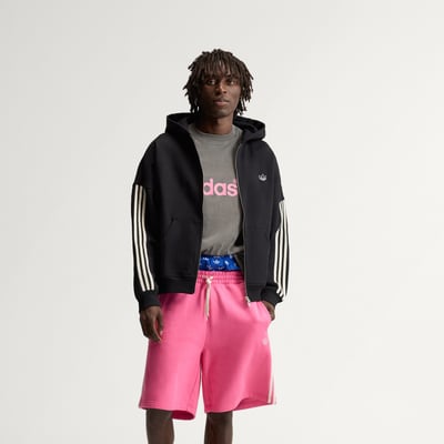 Sweat-Shirt À Capuche Zip Intégral 3 Bandes Adisignature adidas Originals