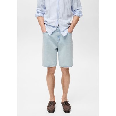 Bermuda en jean oversize MANGO MAN