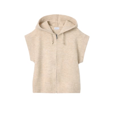 Gilet sans manches à capuche zippé JONEN