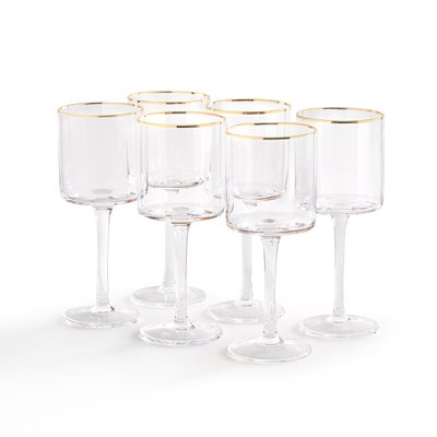 Lot de 6 verres à vin, Coblice LA REDOUTE INTERIEURS