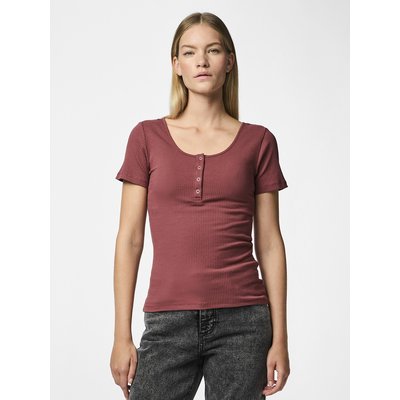 T-Shirt mit Knopfleiste PIECES