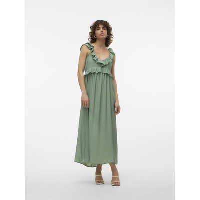 Robe longue verte vero moda La Redoute