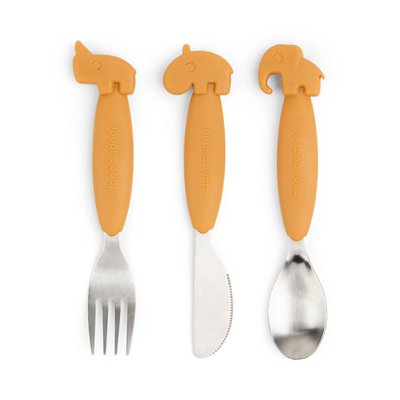 3-teiliges Baby-Besteck Easy-grip DONE BY DEER
