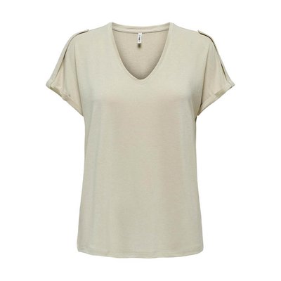 T-shirt brillant col V ONLY