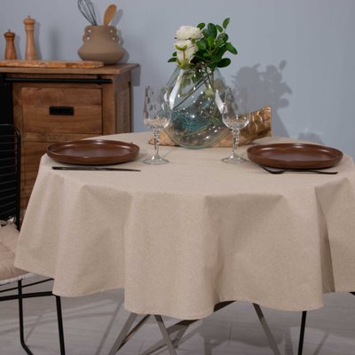 Nappe ronde palace lino SUD ETOFFE