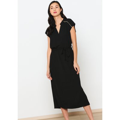 Robe mi-longue avec lien à nouer LOLALIZA
