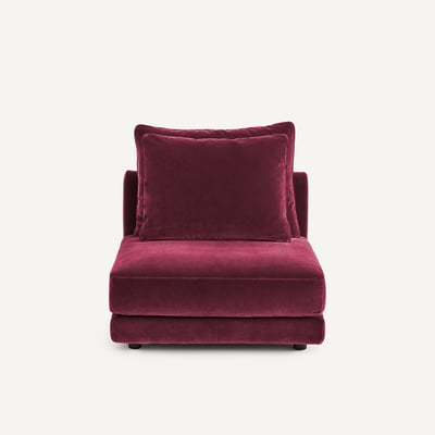 Chauffeuse modulable en velours, TIBERIO AM.PM