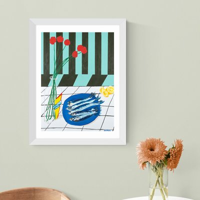 Striped Sardines by Lucy Muss EAST END PRINTS