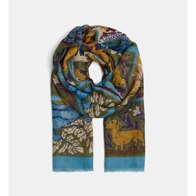 Etole lorettane à motifs chiens GALERIES LAFAYETTE