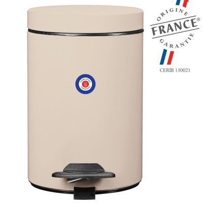 Poubelle de salle de bains à pédale 3L Fabriqué en France - CYJEU ROSSIGNOL
