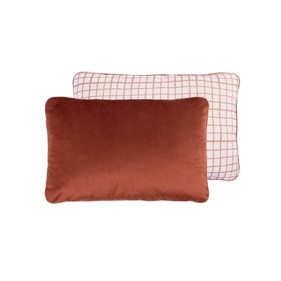 Coussin rectangulaire double-face Eco-velours VIBES NOBODINOZ