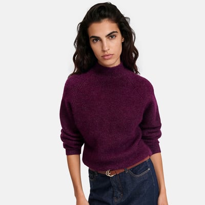 Signatures Aristide High Neck Jumper/Sweater in Alpaca Blend LA REDOUTE COLLECTIONS