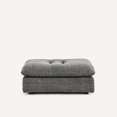 Repose-pieds modulable, en coton et lin, GIULIANO AM.PM