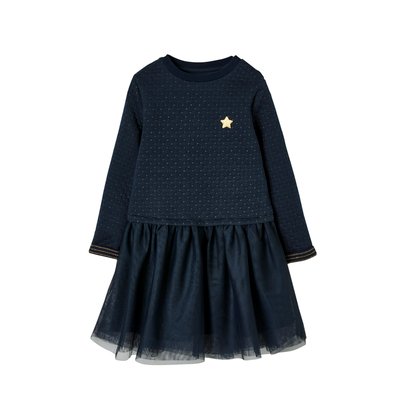 Robe de Noël bi-matière VERTBAUDET