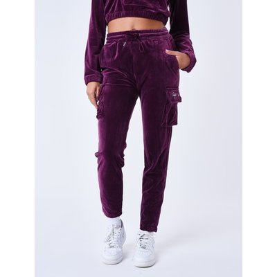 Pantalon velours violet femme 2025