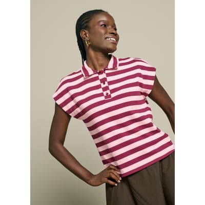 Polo rayé sans manches LOLALIZA