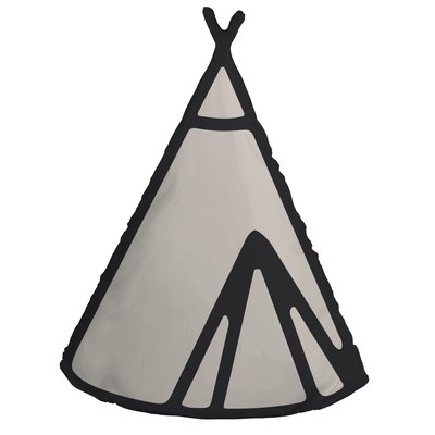 Coussin Into the wild tente d indien EDEN