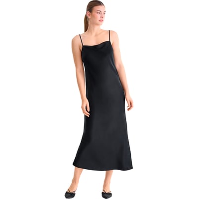 Robe longue à bretelles SATIN LUXE LISCA