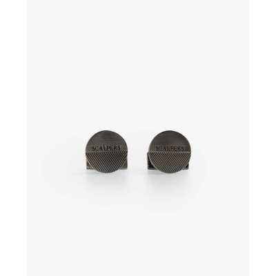 Boutons de manchettes logo gravé SCALPERS