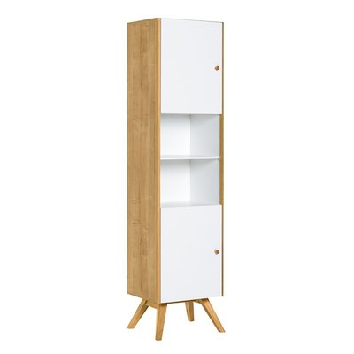 Vitrine 2 portes avec étagère centrale H207,5 cm - NATURE CALICOSY