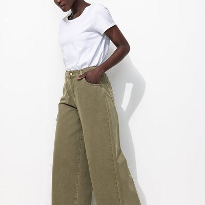 Pantalon large taille haute PROMOD