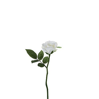 Tige de rose waterproof fermée artificielle H32 SIA DECO