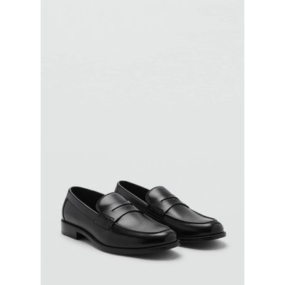 Mocassins découpe effet cuir nappa MANGO MAN