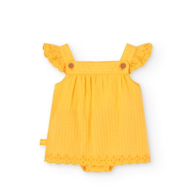 Robe en coton avec volants BOBOLI