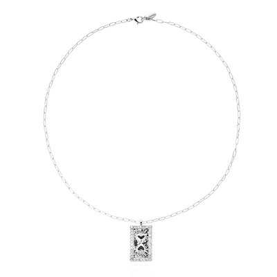 Collier chaîne avec pendentif central MESSIAH HIPANEMA